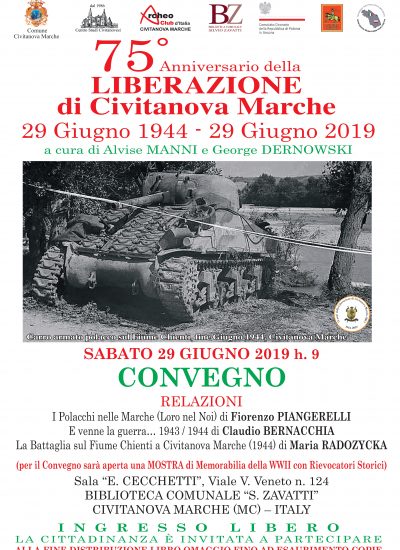 29 giugno 2019: i 75 anni della liberazione di Civitanova Marche