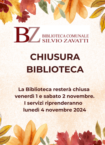 Chiusura 2 novembre 2024