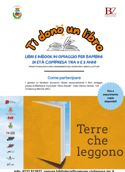 🎁Ti dono un libro 📖 iniziativa per famiglie con bambini da 0 a 3 anni