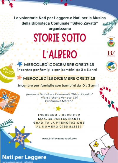 🎄 Incontri di dicembre 🦋 Nati per Leggere