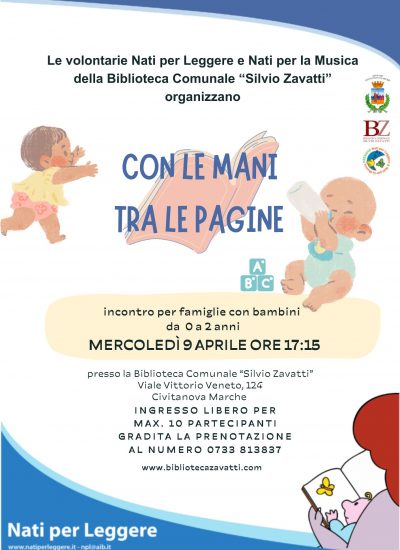 Incontri Nati per Leggere e Nati per la Musica🦋 9 e 23 aprile 2025