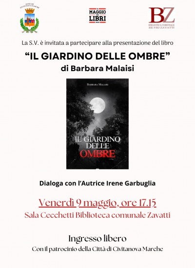🌔Il giardino delle ombre🌒 presentazione del libro di Barbara Malaisi