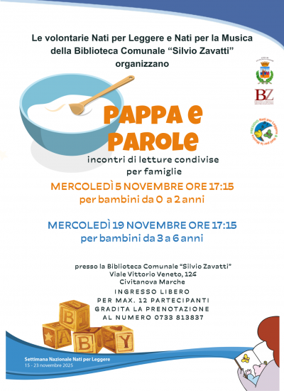 🥣Pappa e parole 🦋 incontri Nati per Leggere
