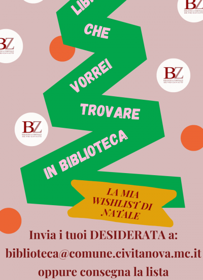 🎄Invia i tuoi DESIDERATA alla Biblioteca Comunale!