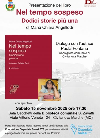 Nel tempo sospeso : dodici storie più una – presentazione del libro alla presenza dell’autrice