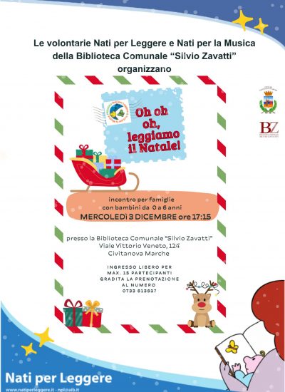 Oh oh oh, leggiamo il Natale! | Incontro NpL e NpM per bambini da 0 a 6 anni