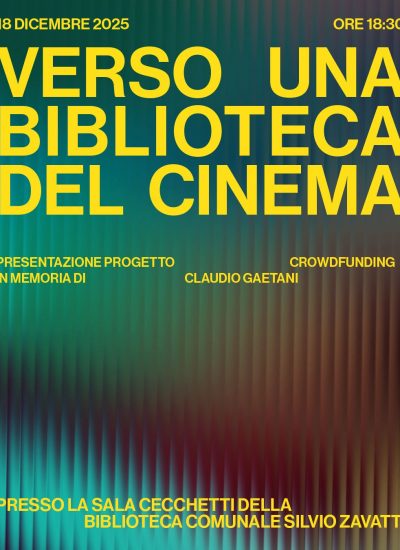 Presentazione campagna crowdfunding per la raccolta di Claudio Gaetani