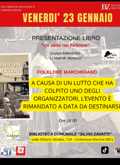 Un salto nel Folklore – evento rimandato a data da destinarsi