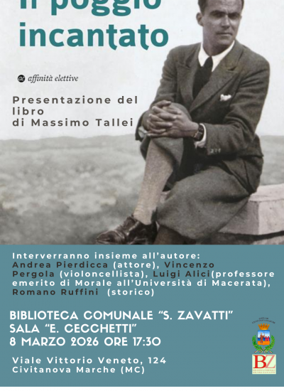 Il poggio incantato – presentazione del libro alla presenza dell’autore