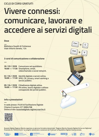 Bussola Digitale – nuovo ciclo di corsi gratuiti in Biblioteca