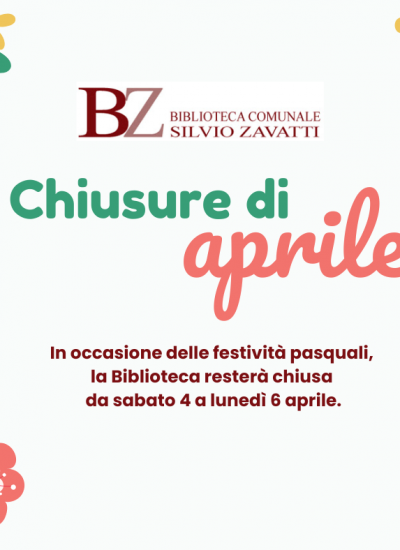 Chiusura Pasqua 2026